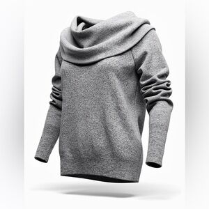 Banana Republic Gray Cowl Neck Sweater